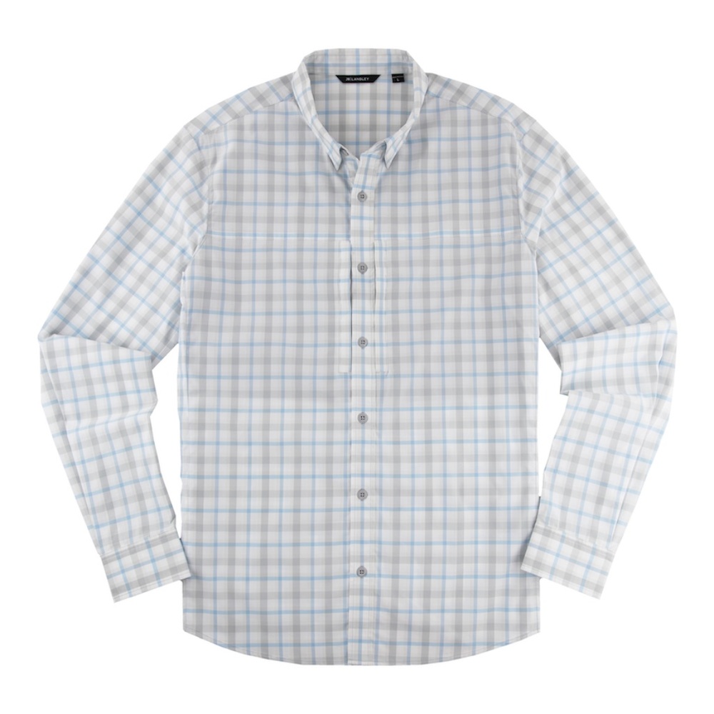 Rockwell Long Sleeve Button Down Shirt - Light Blue Plaid